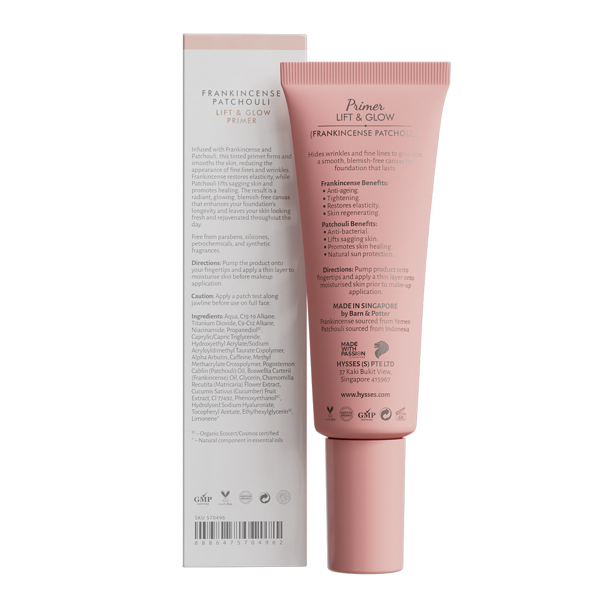 Facial Primer Lift & Glow, Frankincense Patchouli