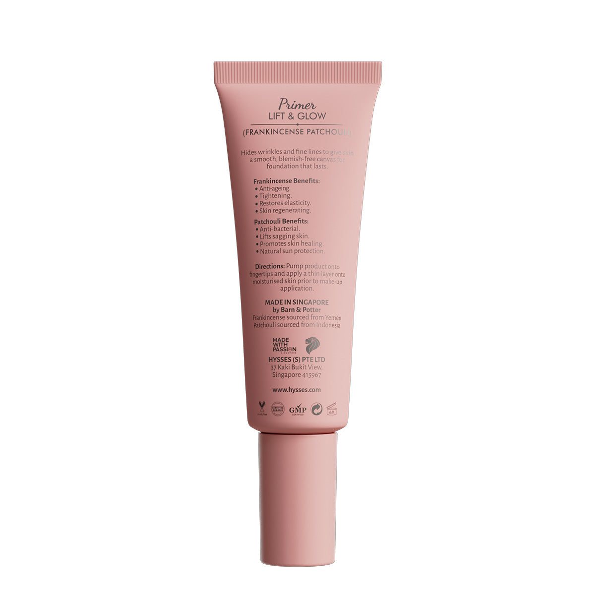 Facial Primer Lift & Glow, Frankincense Patchouli