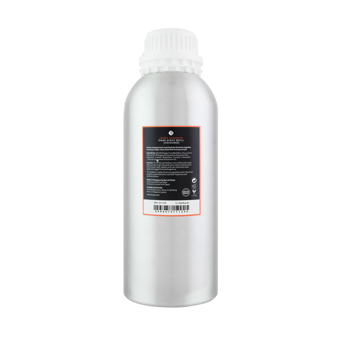 Refill Home Scent Lemon Geranium (Red Coloured), 1L