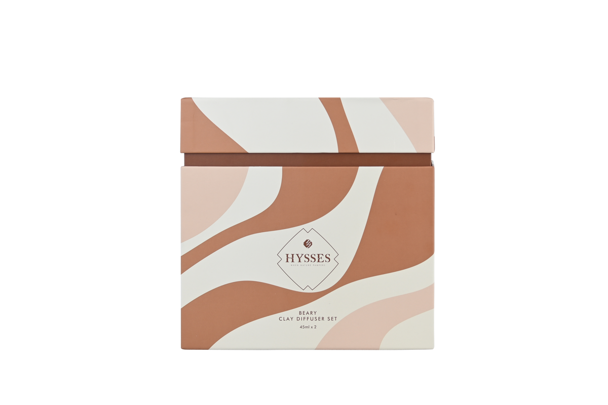 Clay Diffuser Set of 2, Beary (Yuzu Vetiver & Bergamot Jasmine)