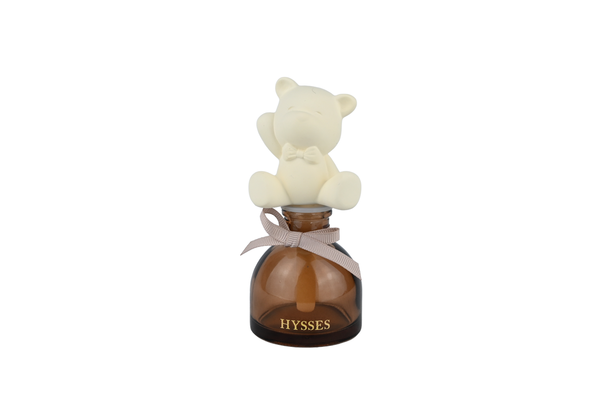 Clay Diffuser Set of 2, Beary (Yuzu Vetiver & Bergamot Jasmine)