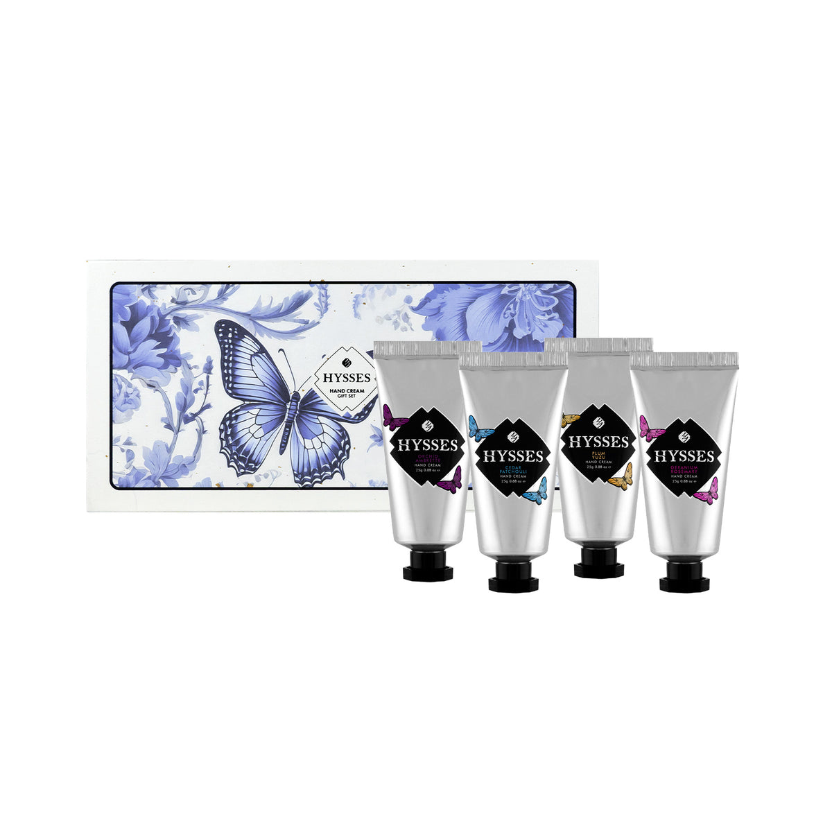 Gift Set Of 4 Hand Cream, 25g (Plum Yuzu, Geranium Rosemary, Orchid Ambrette & Cedar Patchouli)