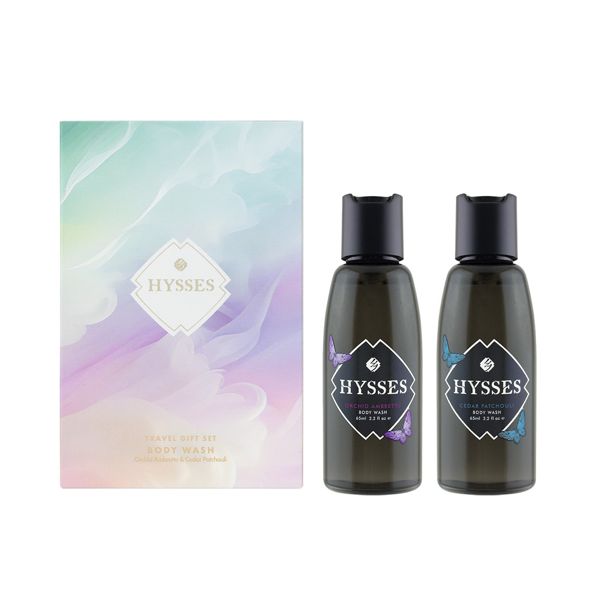 Gift Set Of 2 Body Wash, Orchid Ambrette & Cedar Patchouli, 65ml