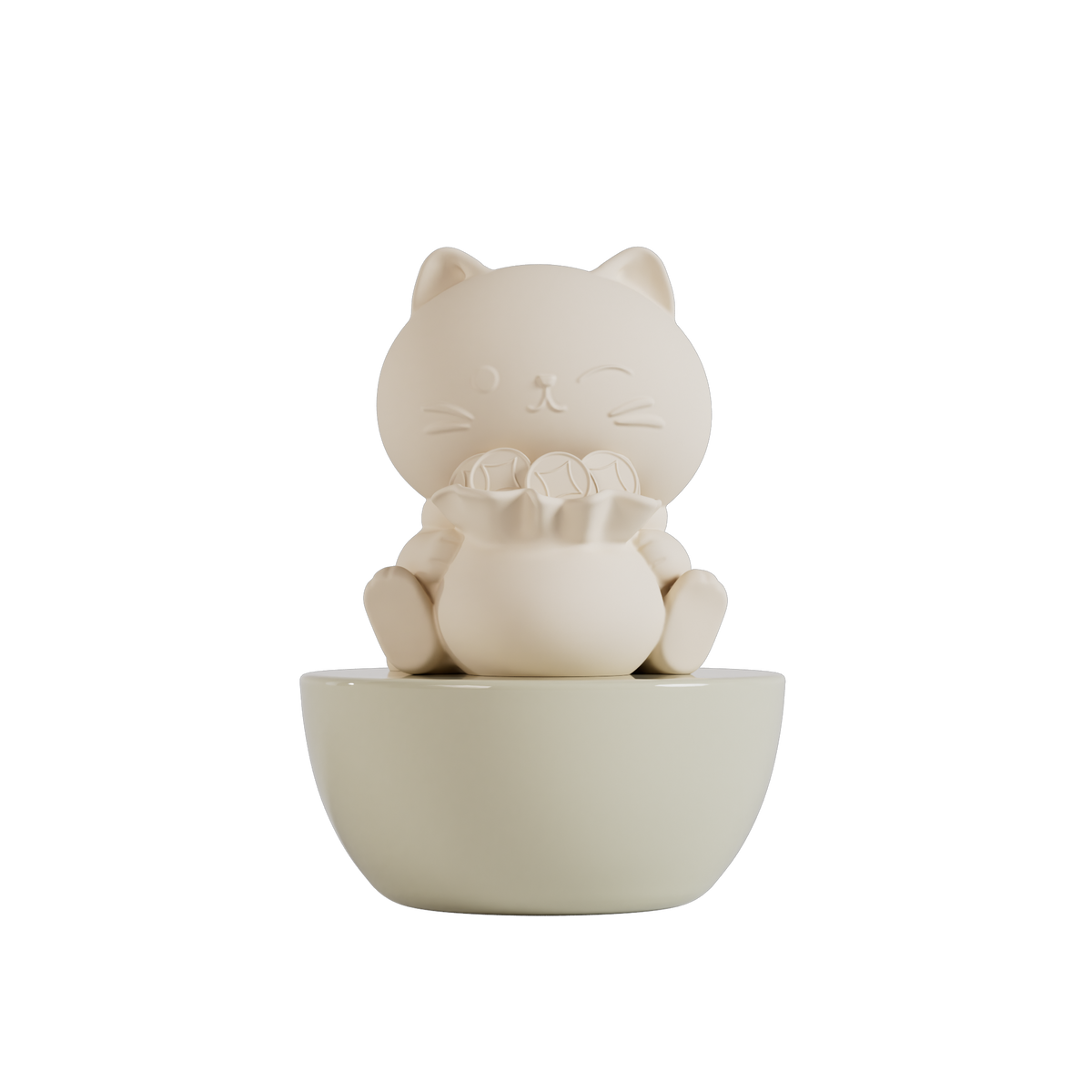 Clay Diffuser Daikichi Cat