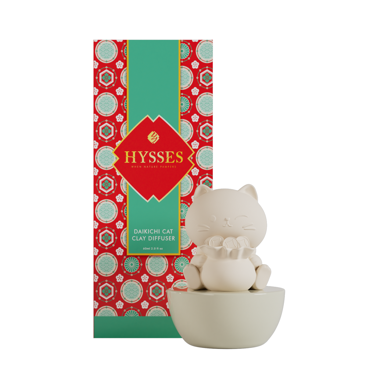 Clay Diffuser Daikichi Cat