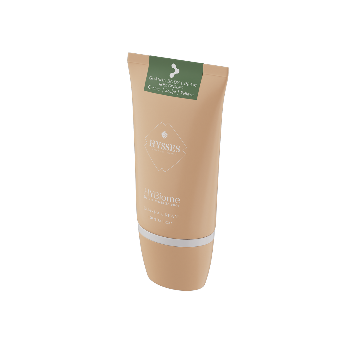 HYBiome Guasha Body Cream, Rose Ginseng