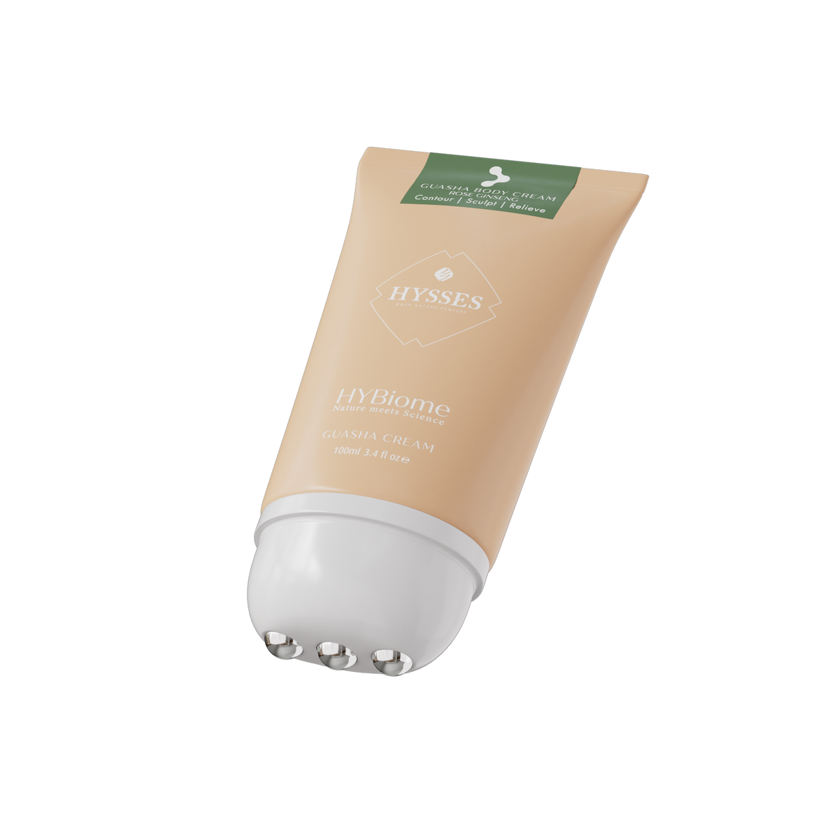 HYBiome Guasha Body Cream, Rose Ginseng