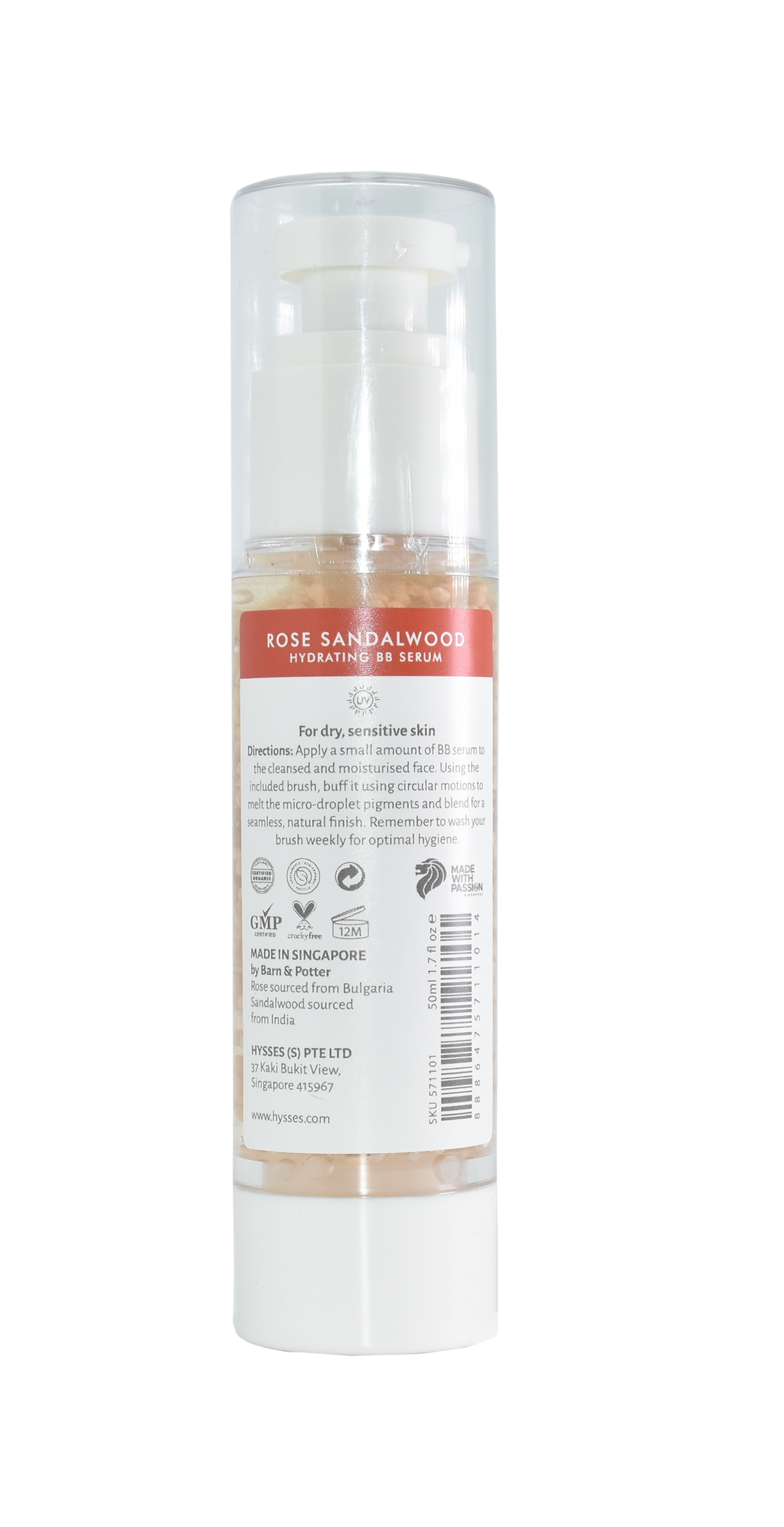 Hydrating BB Serum, Rose Sandalwood