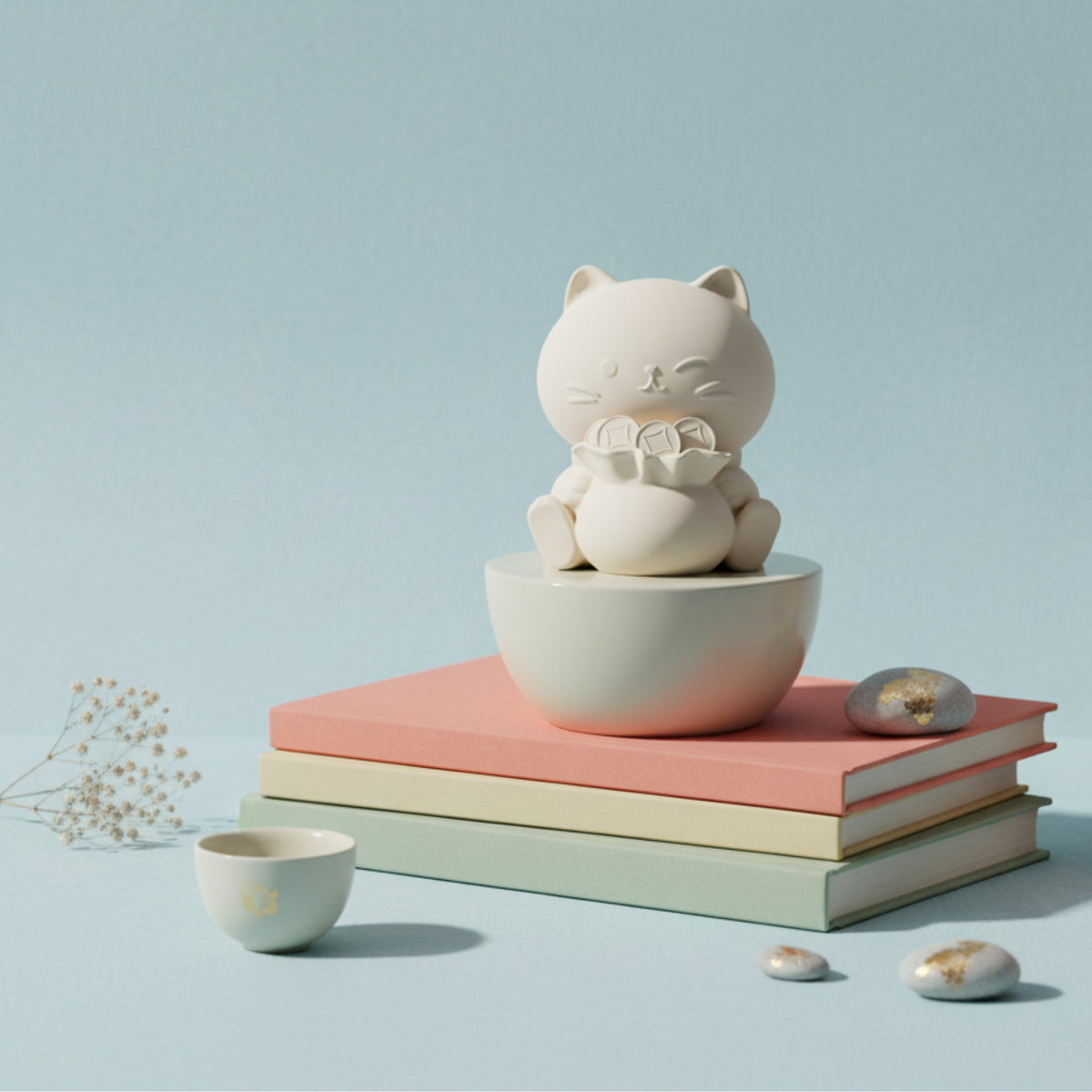 Clay Diffuser Daikichi Cat