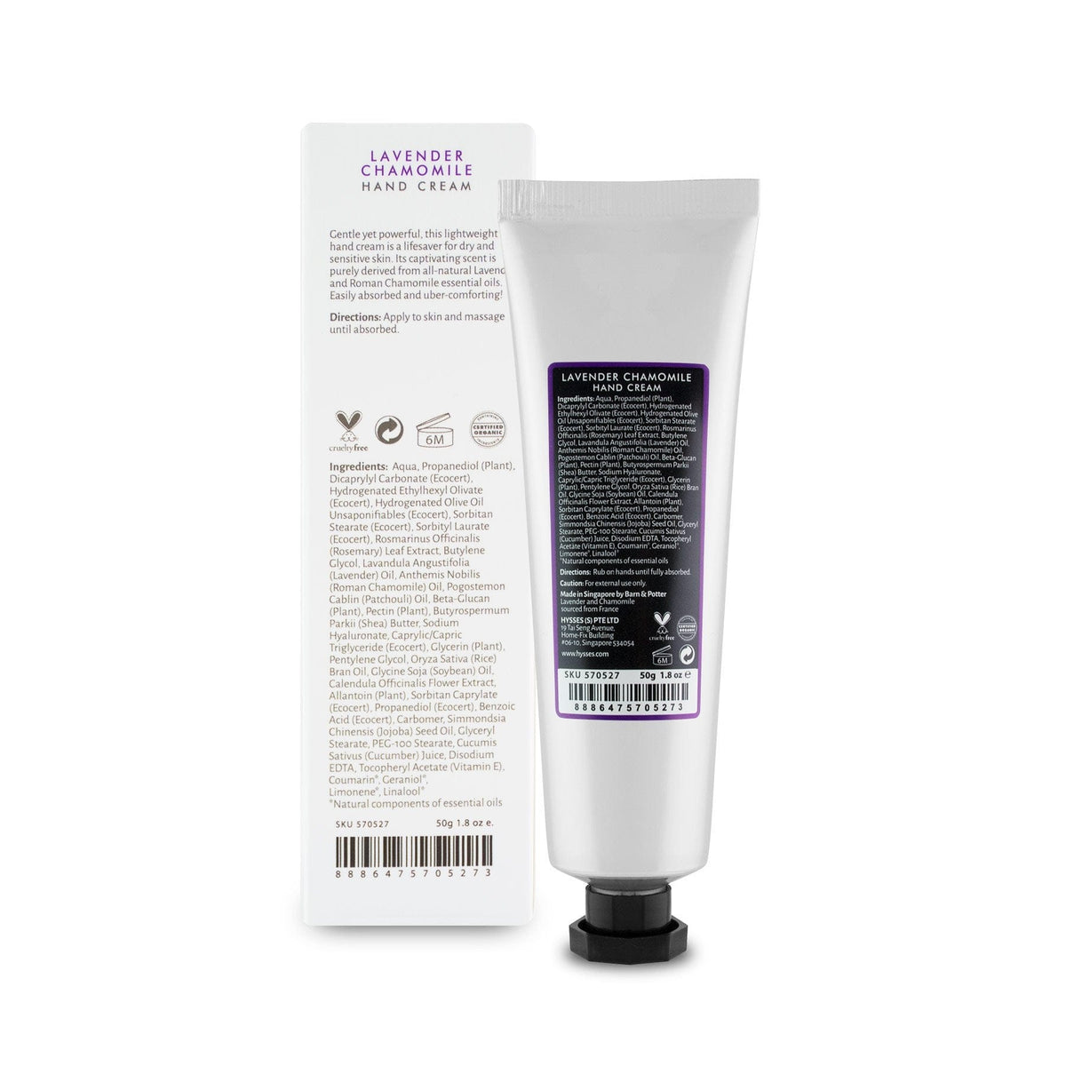 Hand Cream Lavender Chamomile - Hysses Singapore