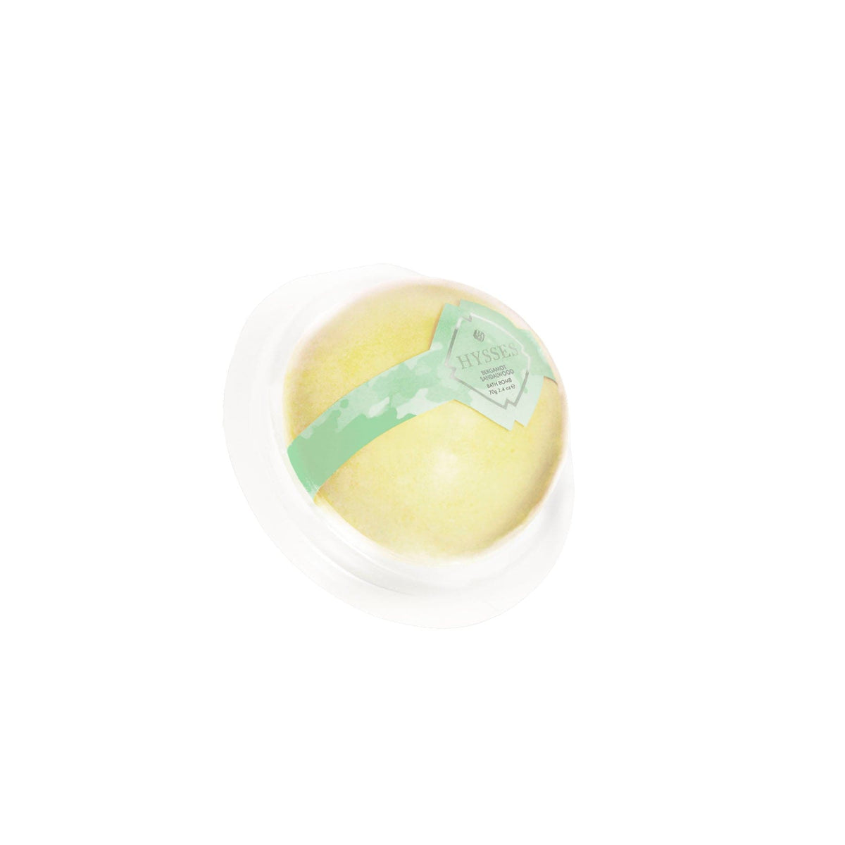 Hysses Body Care Mini Bath Bomb, Bergamot Sandalwood