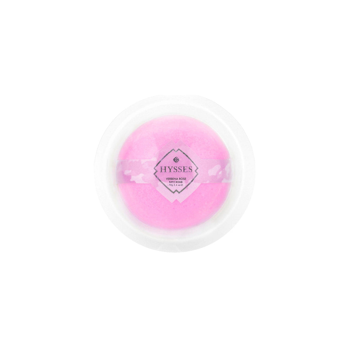 Hysses Body Care Mini Bath Bomb, Verbena Rose