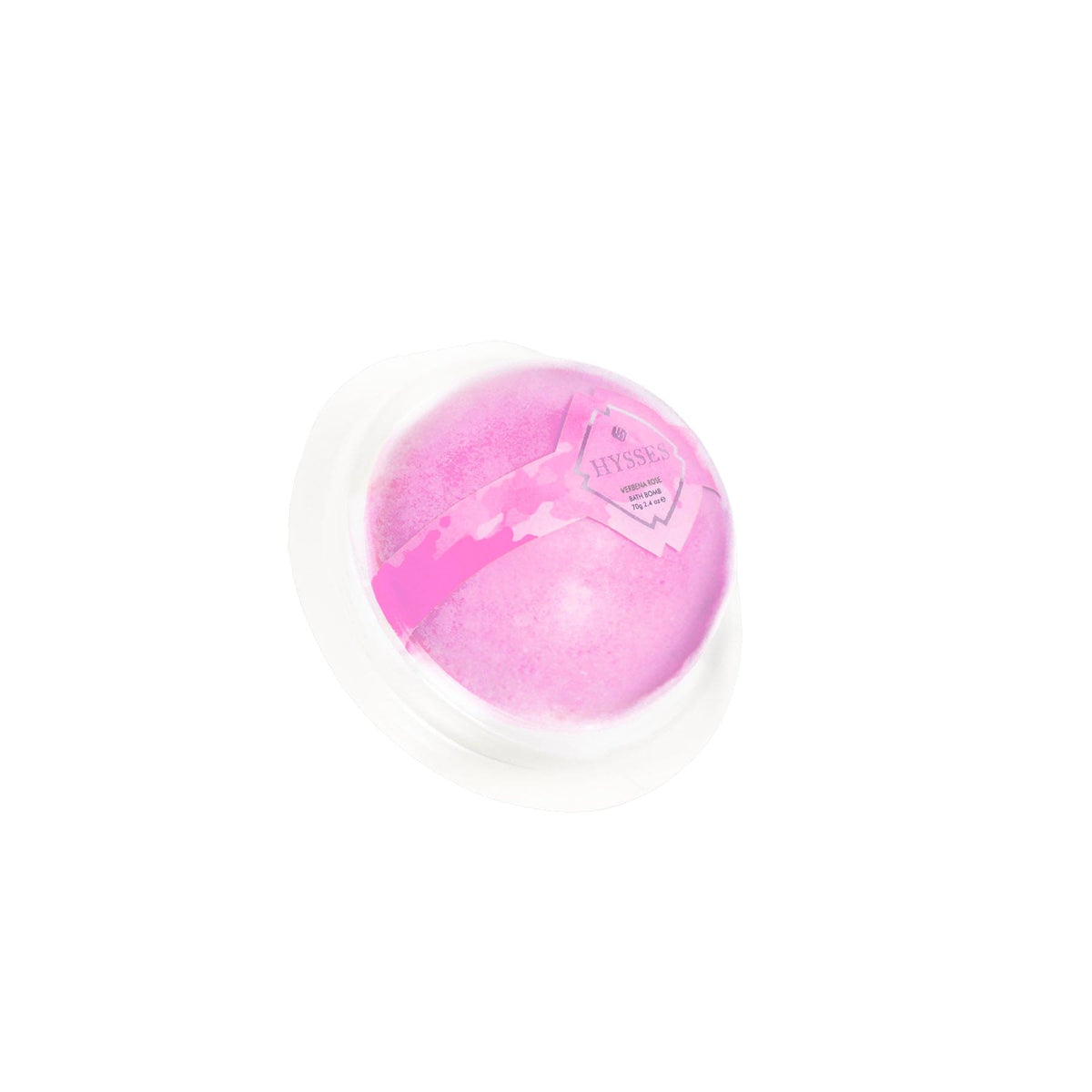 Hysses Body Care Mini Bath Bomb, Verbena Rose