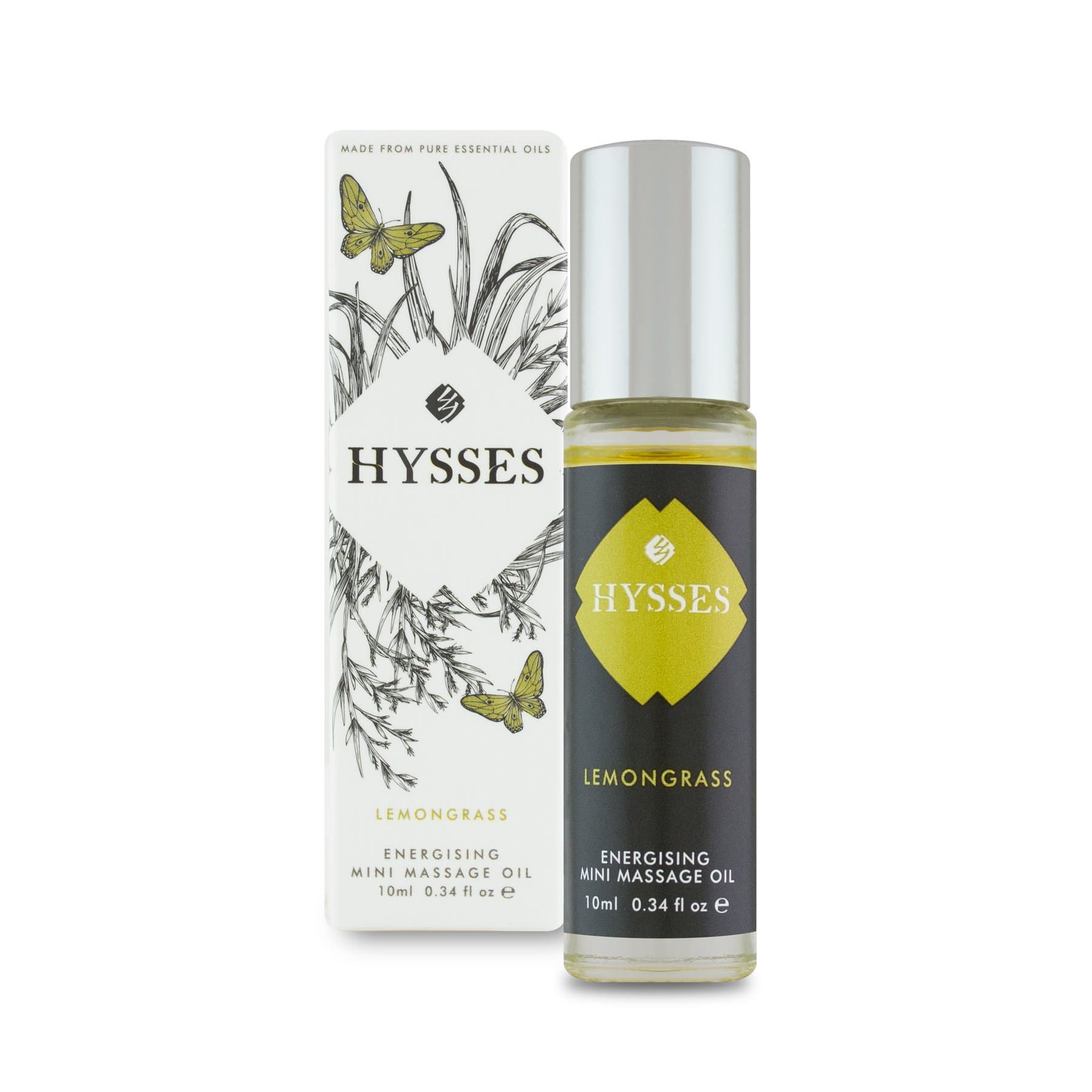 Hysses Body Care Mini Massage Oil Lemongrass