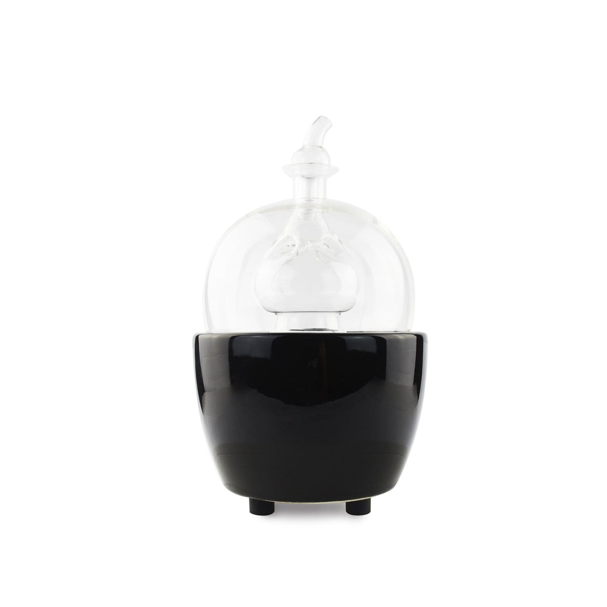 Hysses Burners/Devices Ceramic, Black Ultrasonic Mist Diffuser