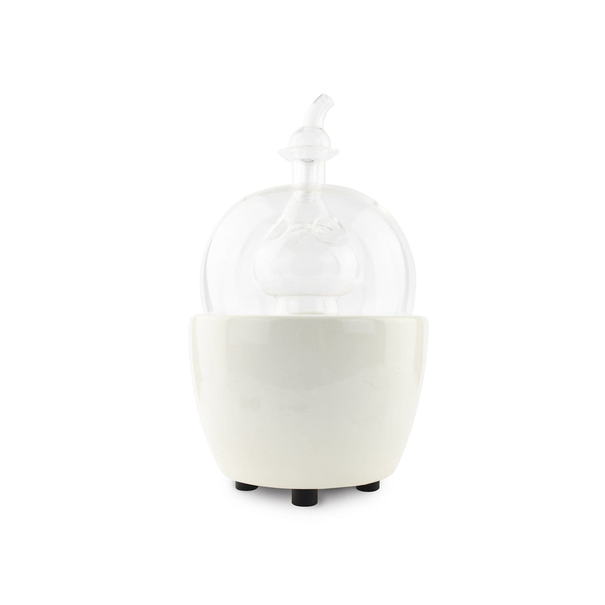 Hysses Burners/Devices Ceramic, White Ultrasonic Mist Diffuser