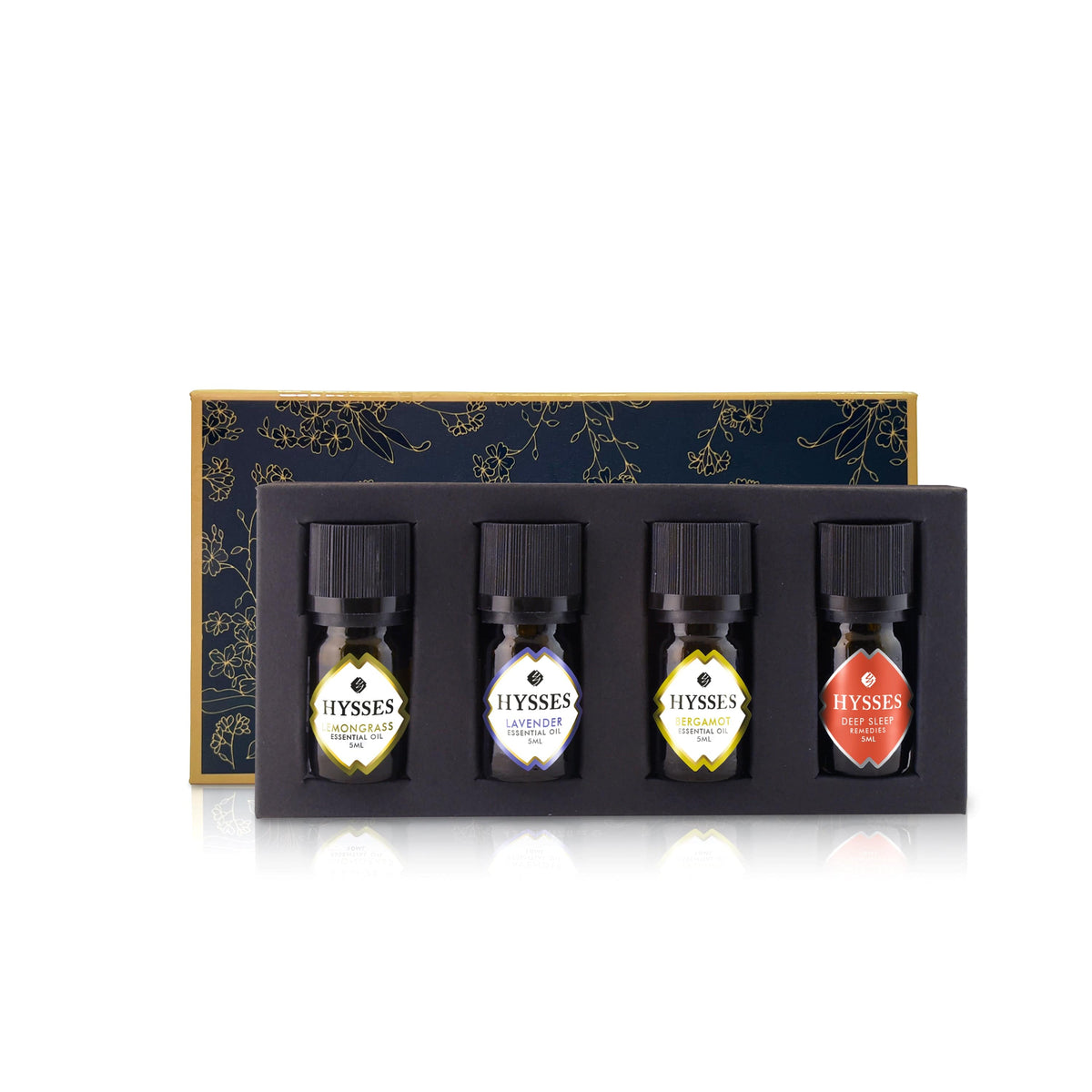 Hysses Essential Oil Essential Oils Set of 4 (Lemongrass, Lavender, Bergamot &amp; Deep Sleep)