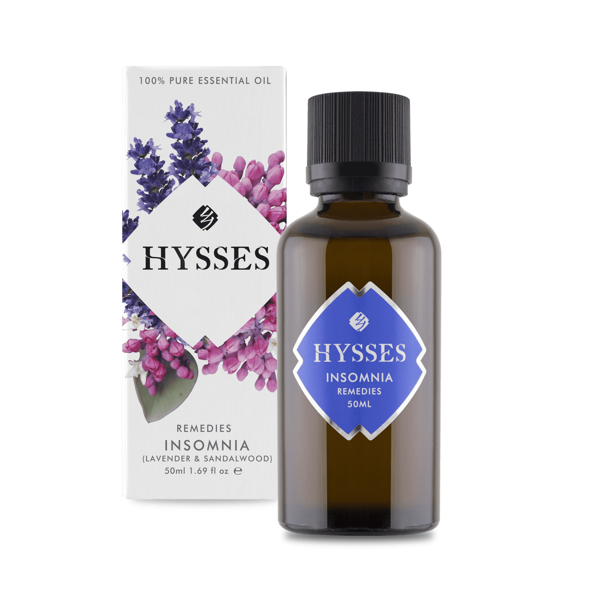 Hysses Essential Oil Remedies, Insomnia (Lavender &amp; Sandalwood)