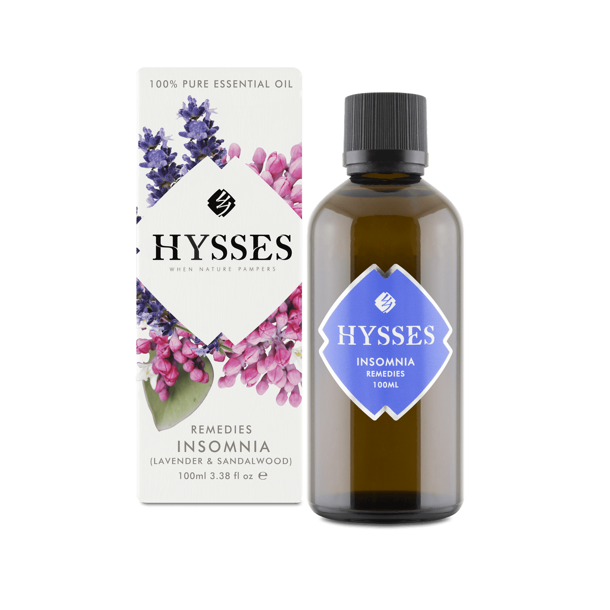 Hysses Essential Oil Remedies, Insomnia (Lavender &amp; Sandalwood)