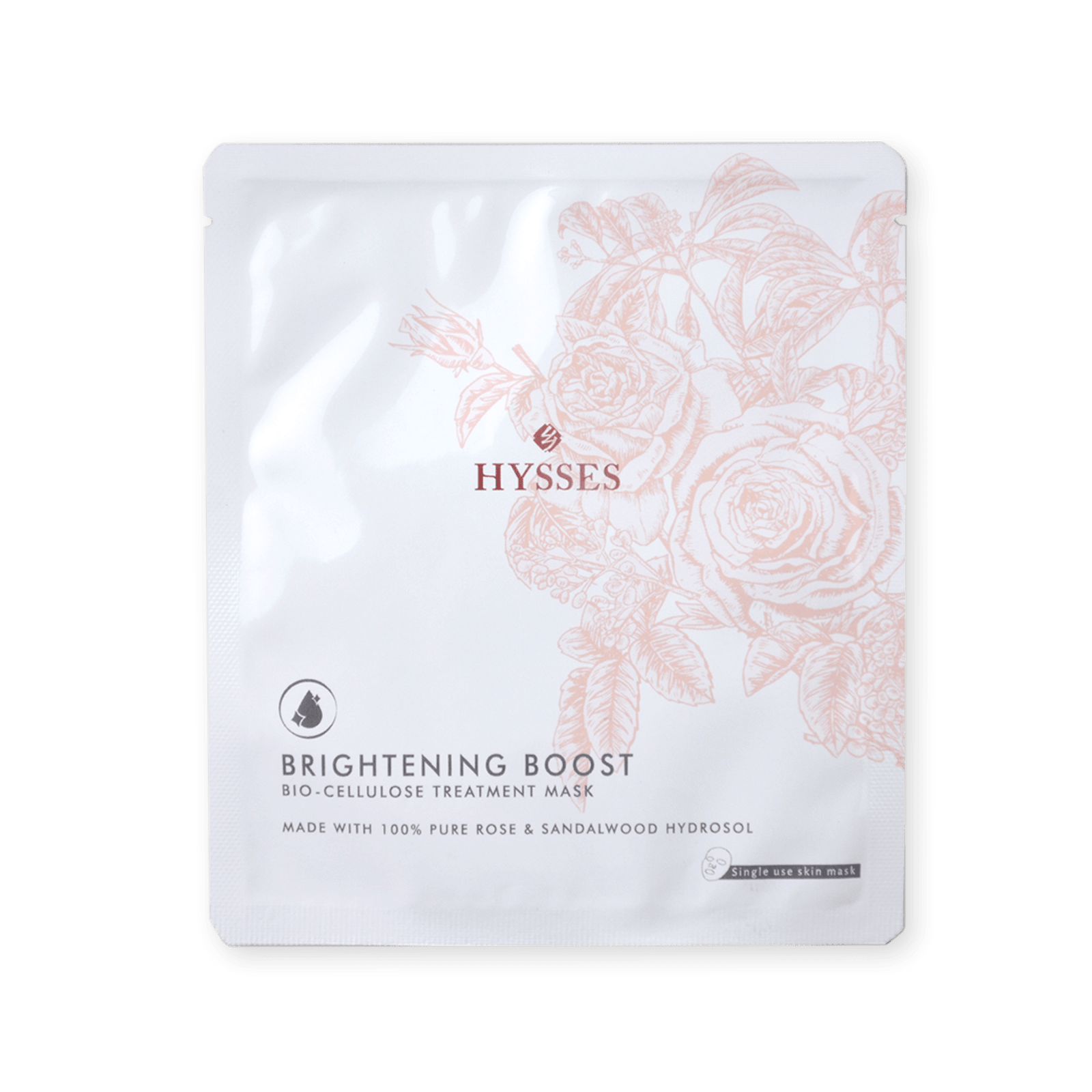 Bio Cellulose Brightening Mask Rose Sandalwood - Hysses Singapore