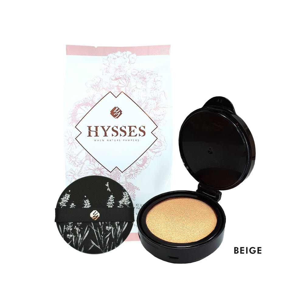 Hysses Face Care Cushion Foundation Refill, Geranium Chamomile SPF 50/PA++