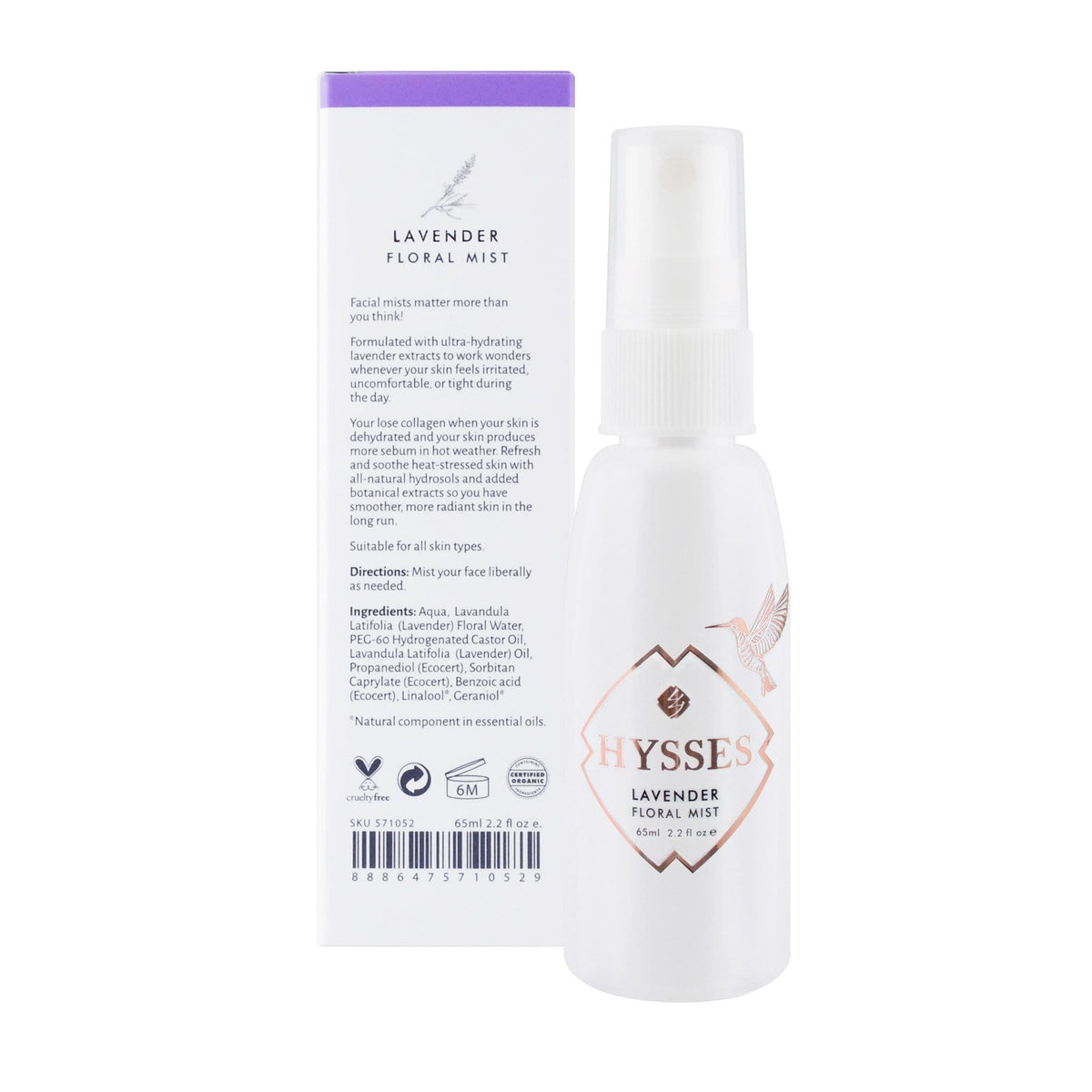 Hysses Face Care Floral Mist Lavender