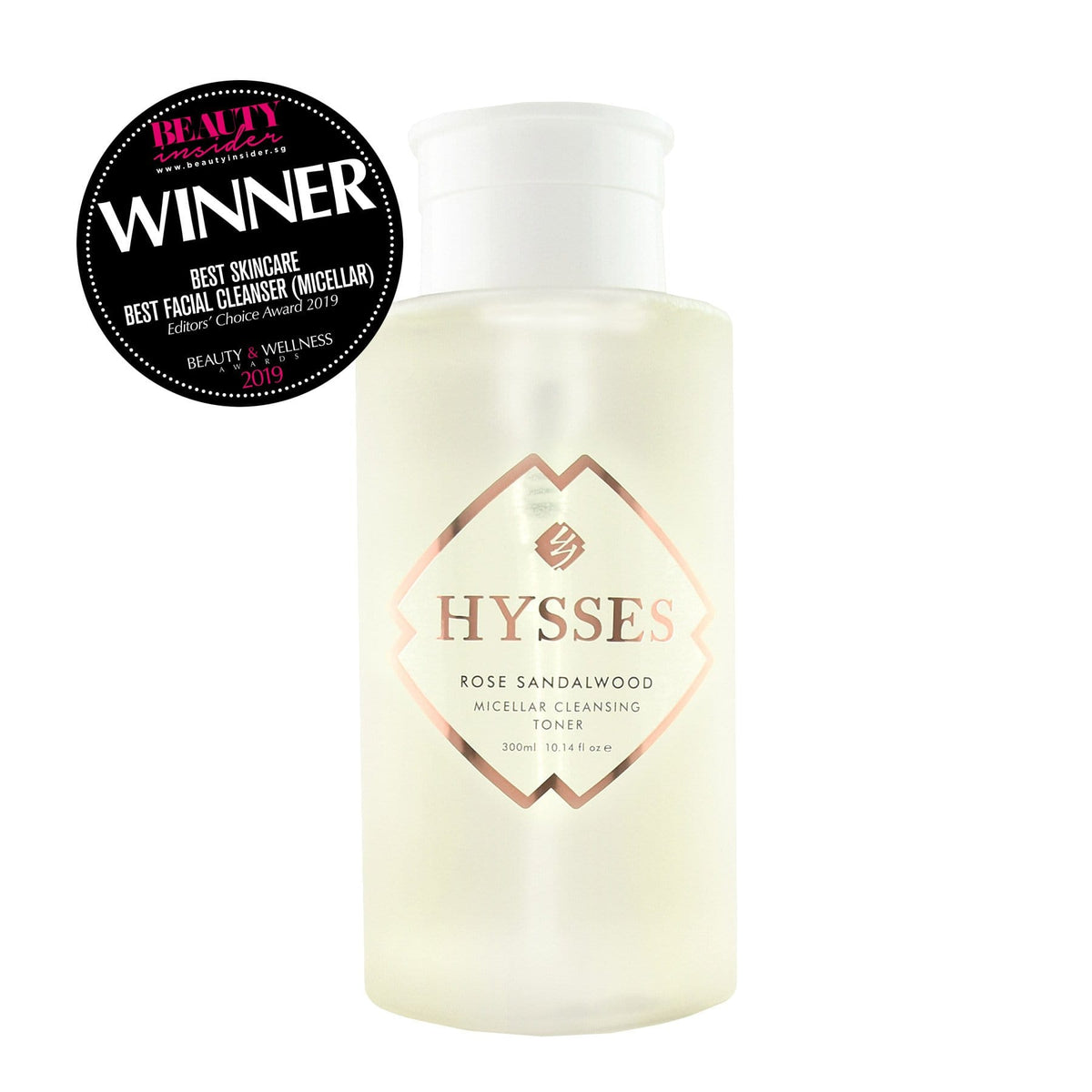 Hysses Face Care Micellar Cleansing Toner Rose Sandalwood