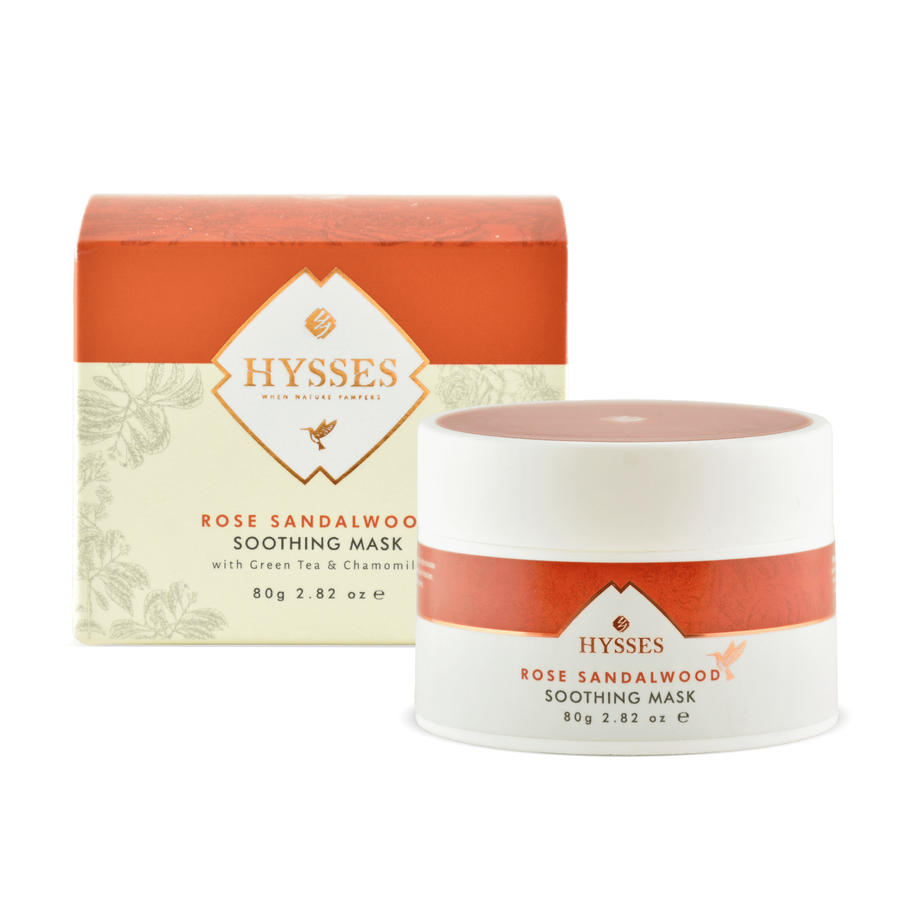 Hysses Face Care Soothing Mask Rose Sandalwood