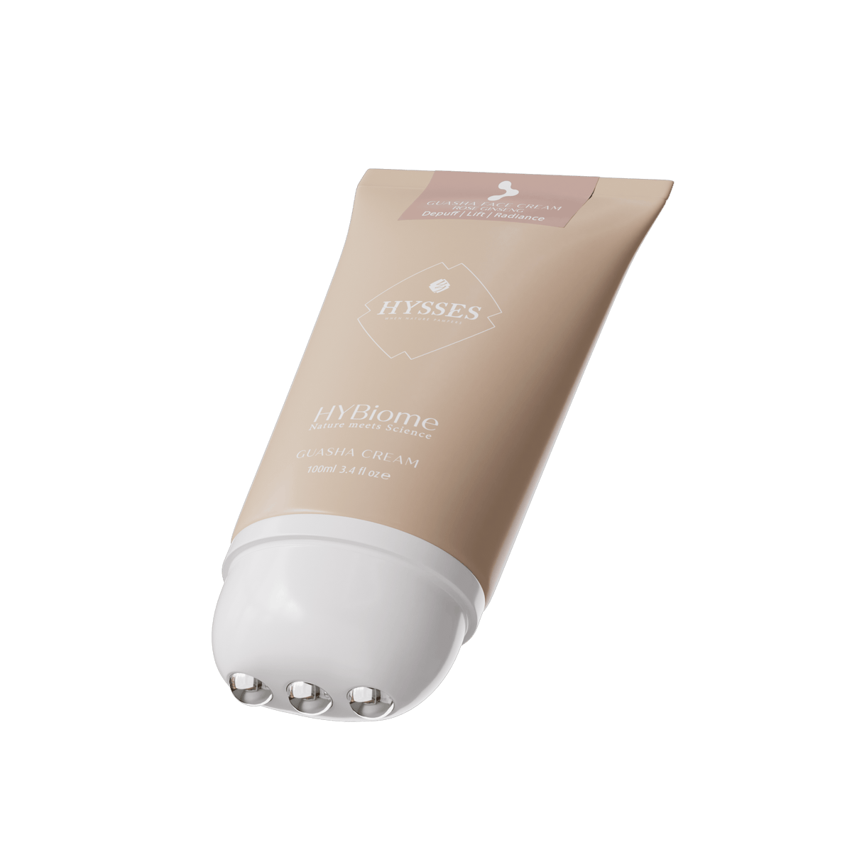 HYBiome Guasha Face Cream, Rose Ginseng