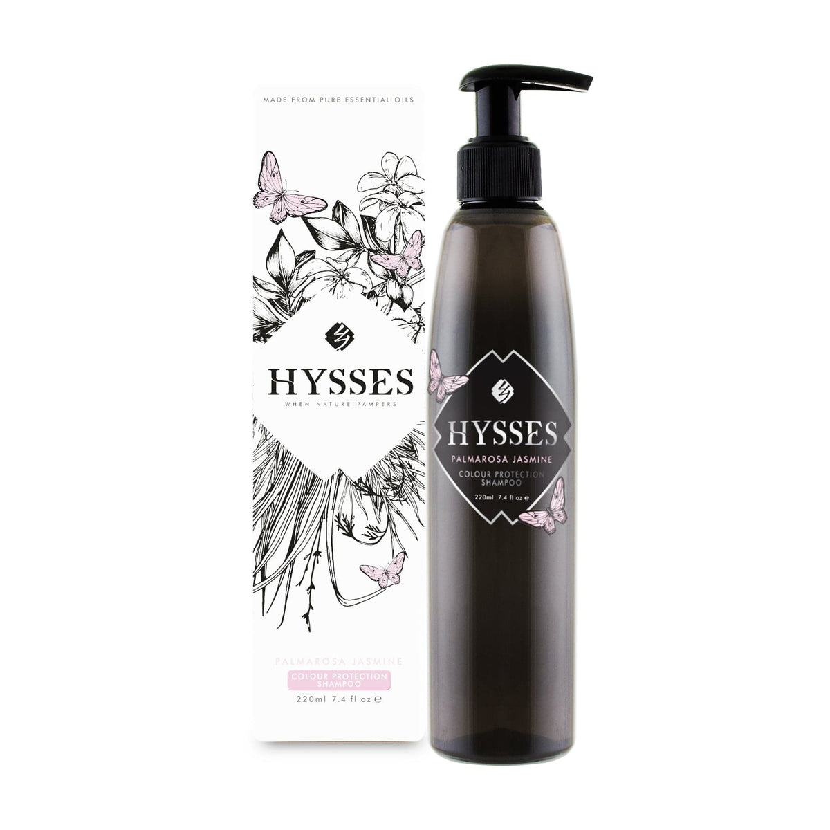 Hysses Hair Care 220ml Colour Protection Shampoo, Palmarosa Jasmine