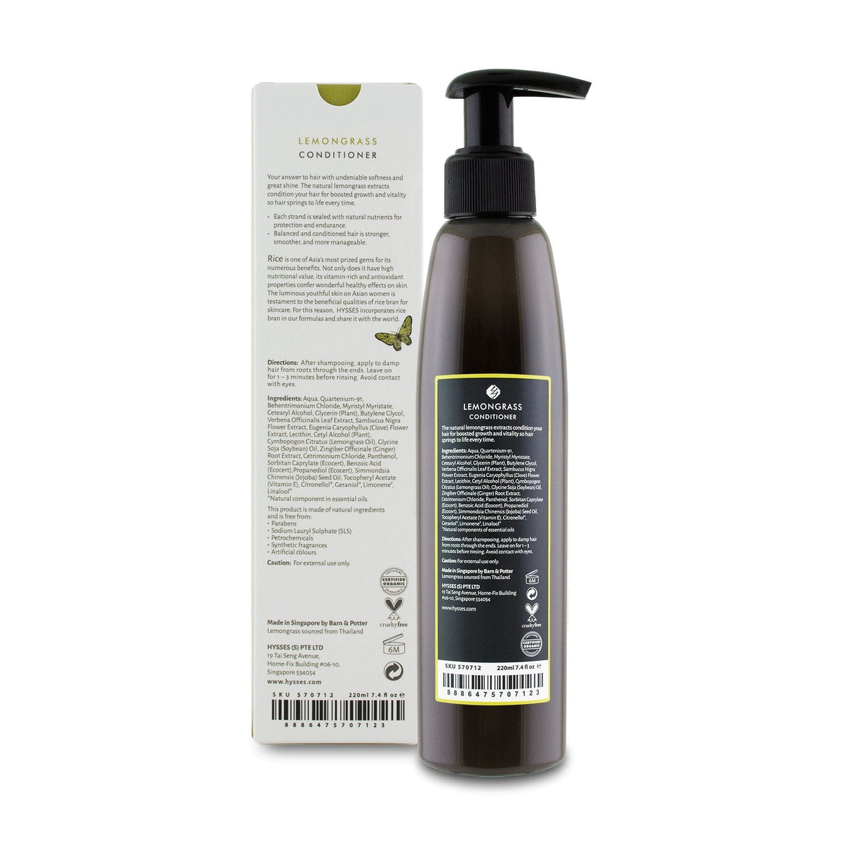 Hysses Hair Care Conditioner Lemongrass