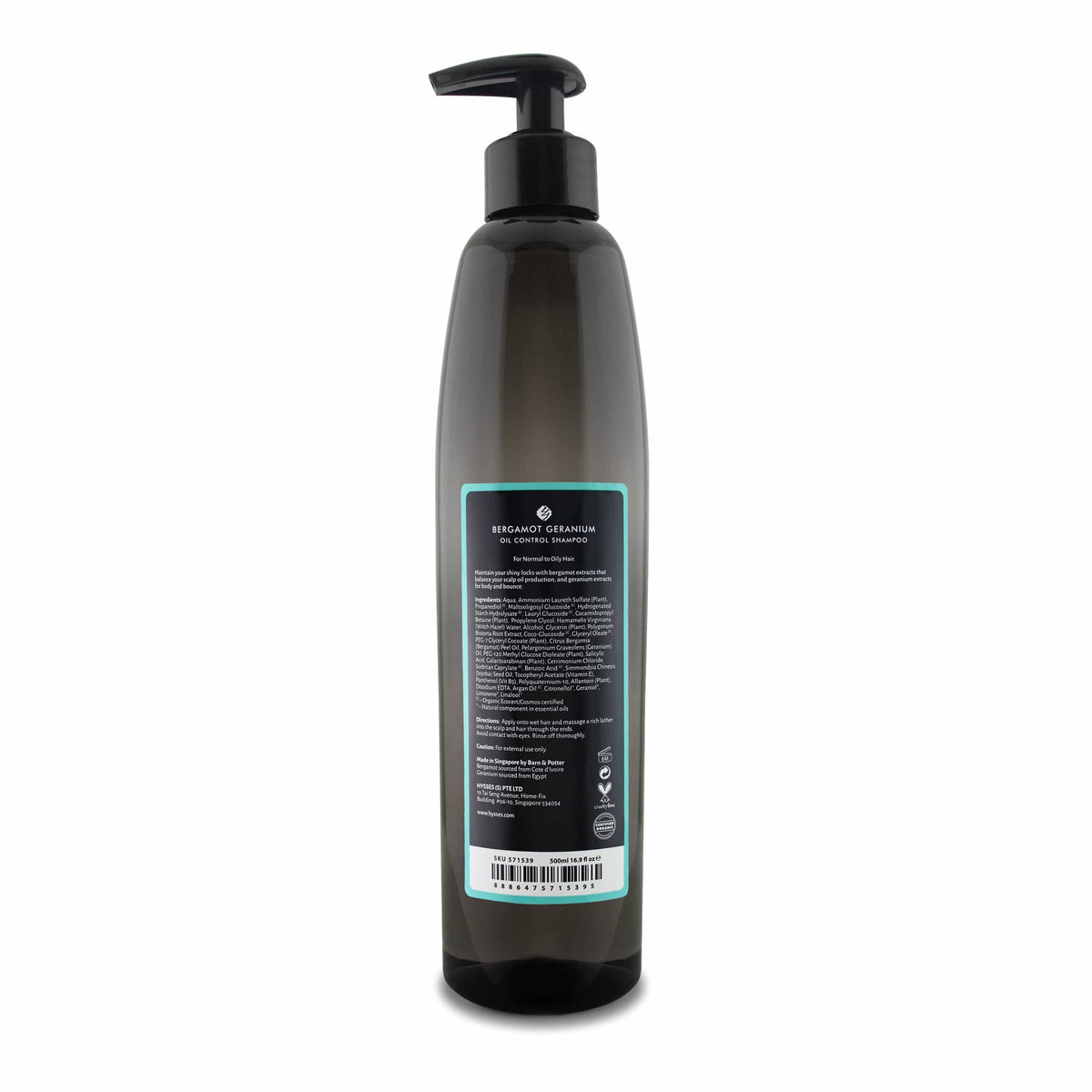 Hysses Hair Care Shampoo Bergamot Geranium