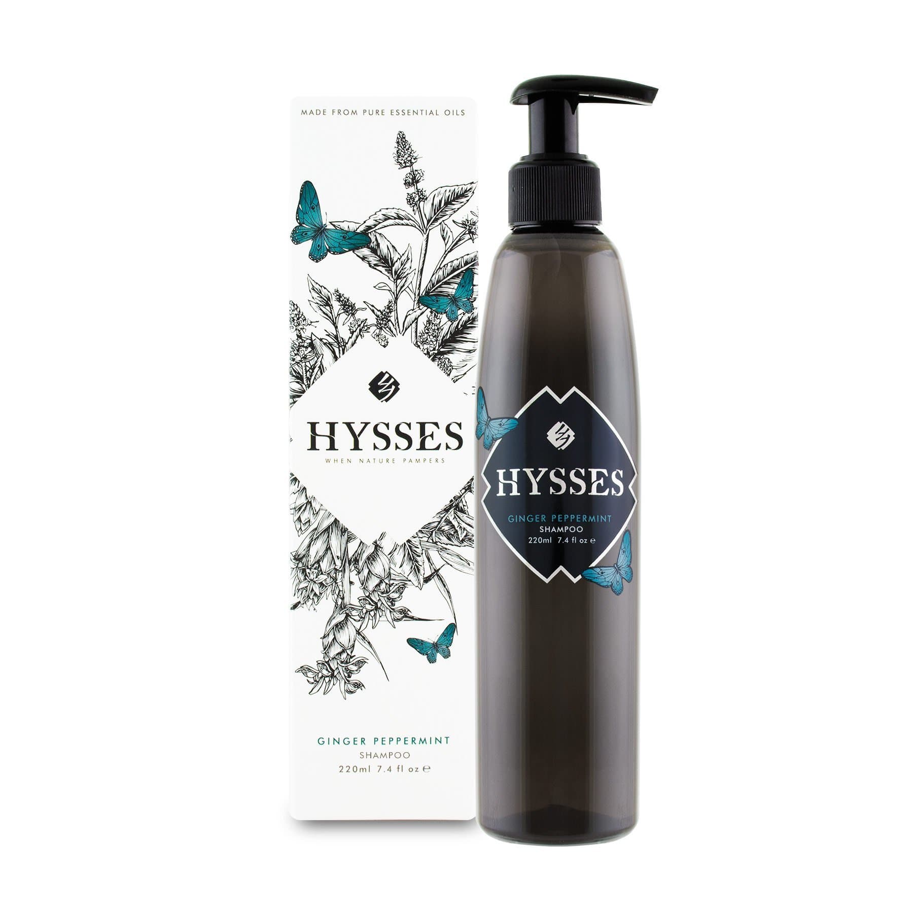 Hysses Hair Care 220ml Shampoo Ginger Peppermint