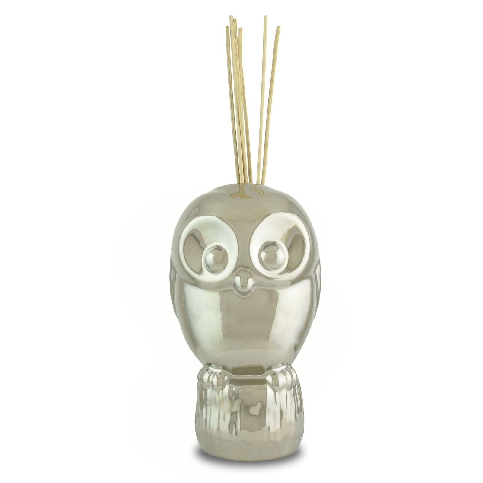 Hysses Home Scents Bubo Owl Ceramic Reed Diffuser Vase