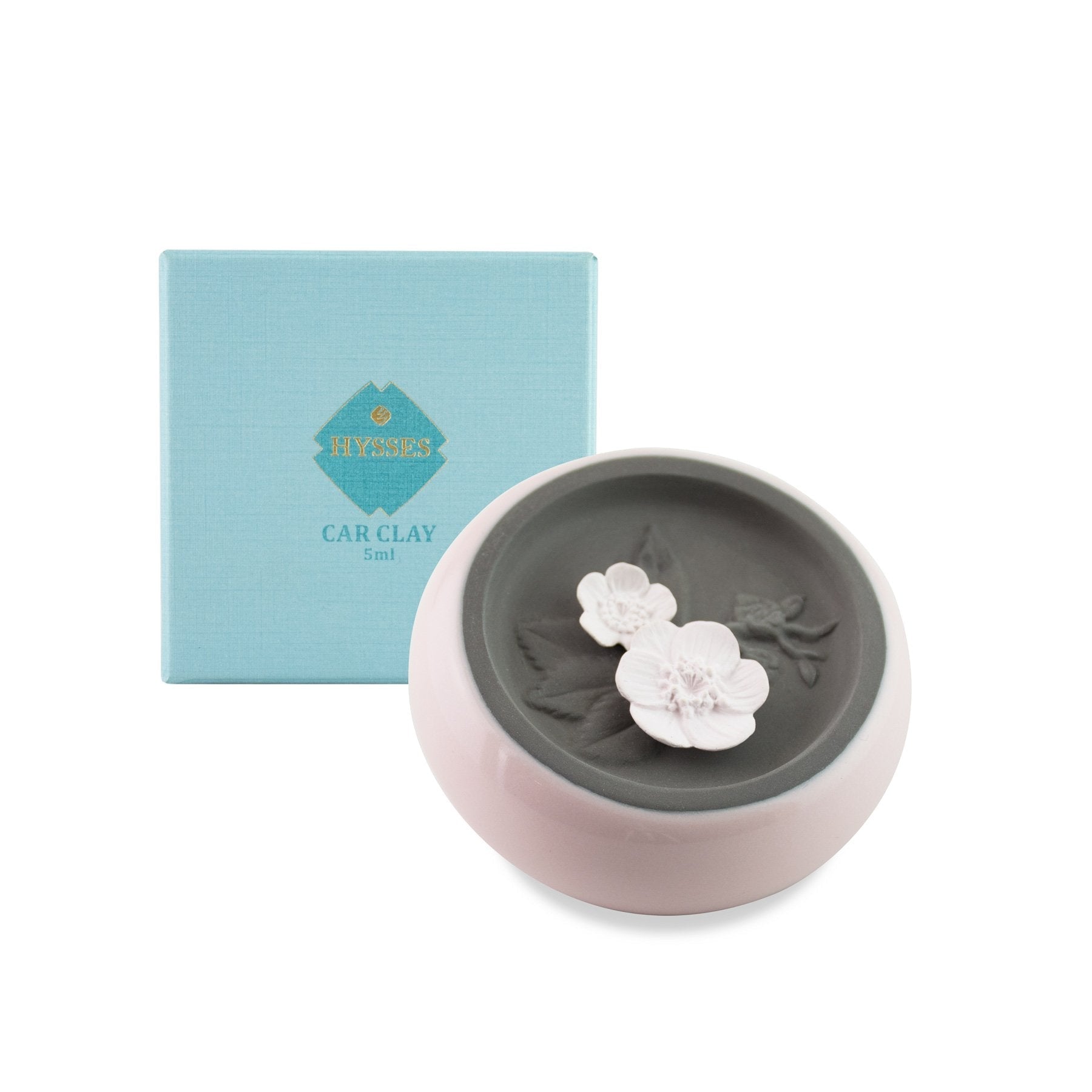 Car Clay Diffuser Cherry Blossom, Bergamot Geranium 5ml - Hysses Singapore