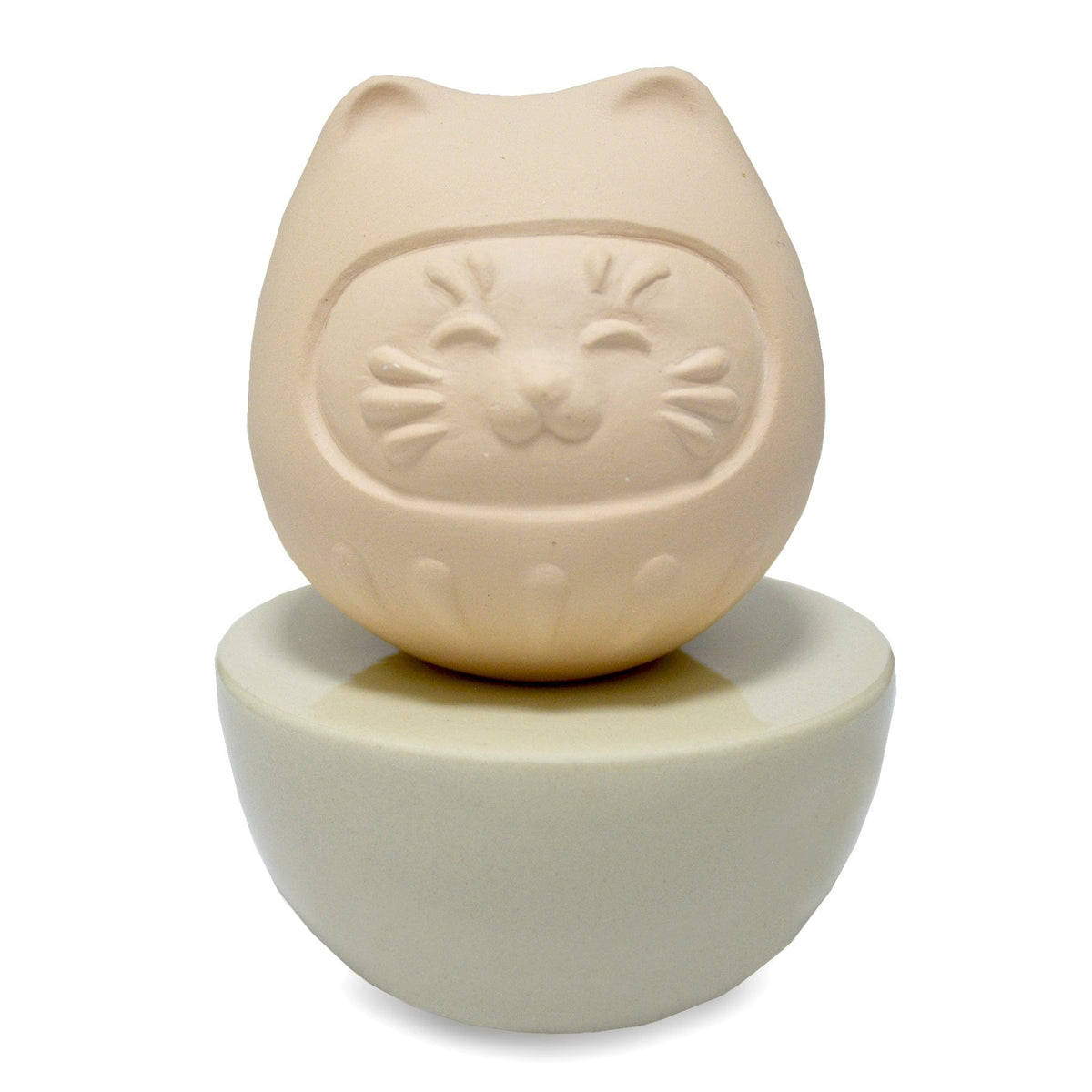 Hysses Home Scents Daruma Kitty Clay Diffuser