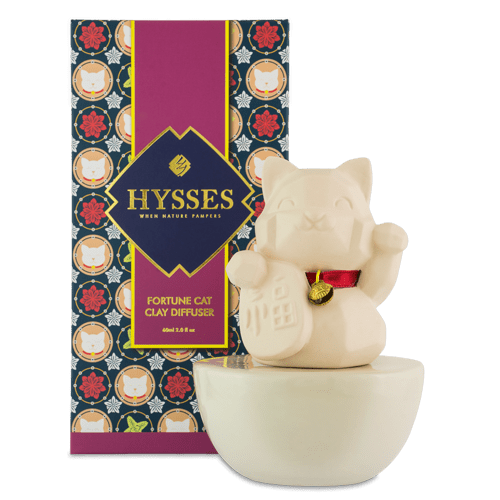 Fortune Cat Clay Diffuser - Hysses Singapore