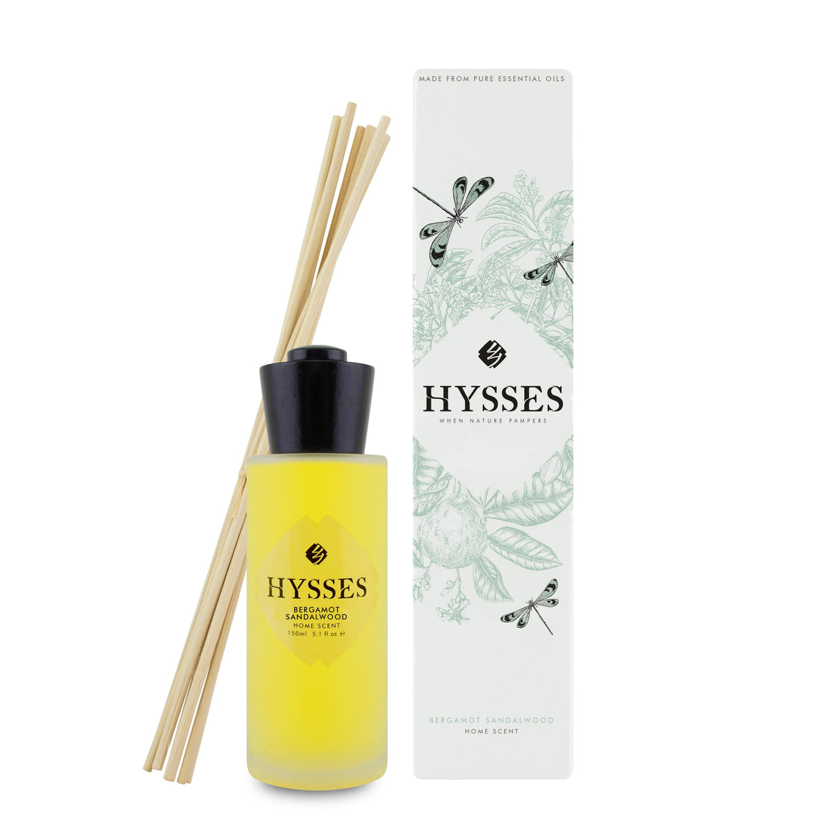 Hysses Home Scents Home Scent Reed Diffuser Bergamot Sandalwood