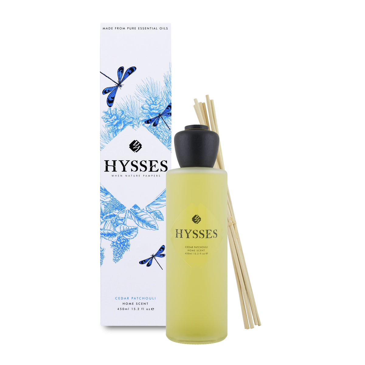 Hysses Home Scents Home Scent Reed Diffuser Cedar Patchouli