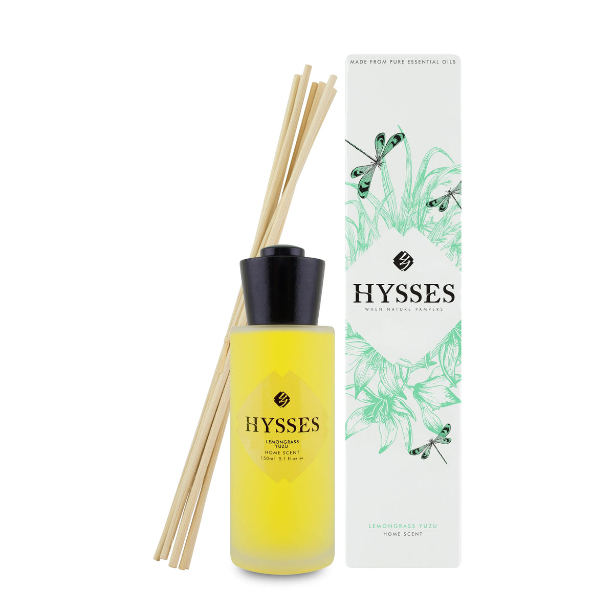 Hysses Home Scents Home Scent Reed Diffuser Lemongrass Yuzu