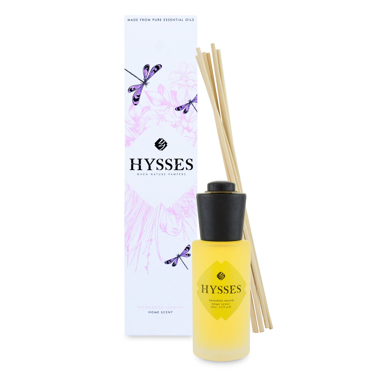 Home Scent Reed Diffuser Palmarosa Jasmine - Hysses Singapore