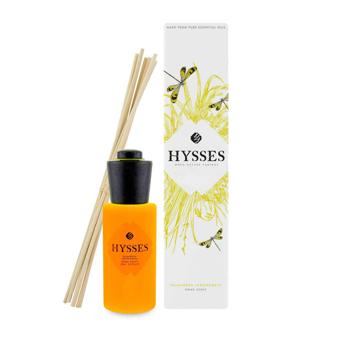 Hysses Home Scents Home Scent Reed Diffuser Palmarosa Lemongrass