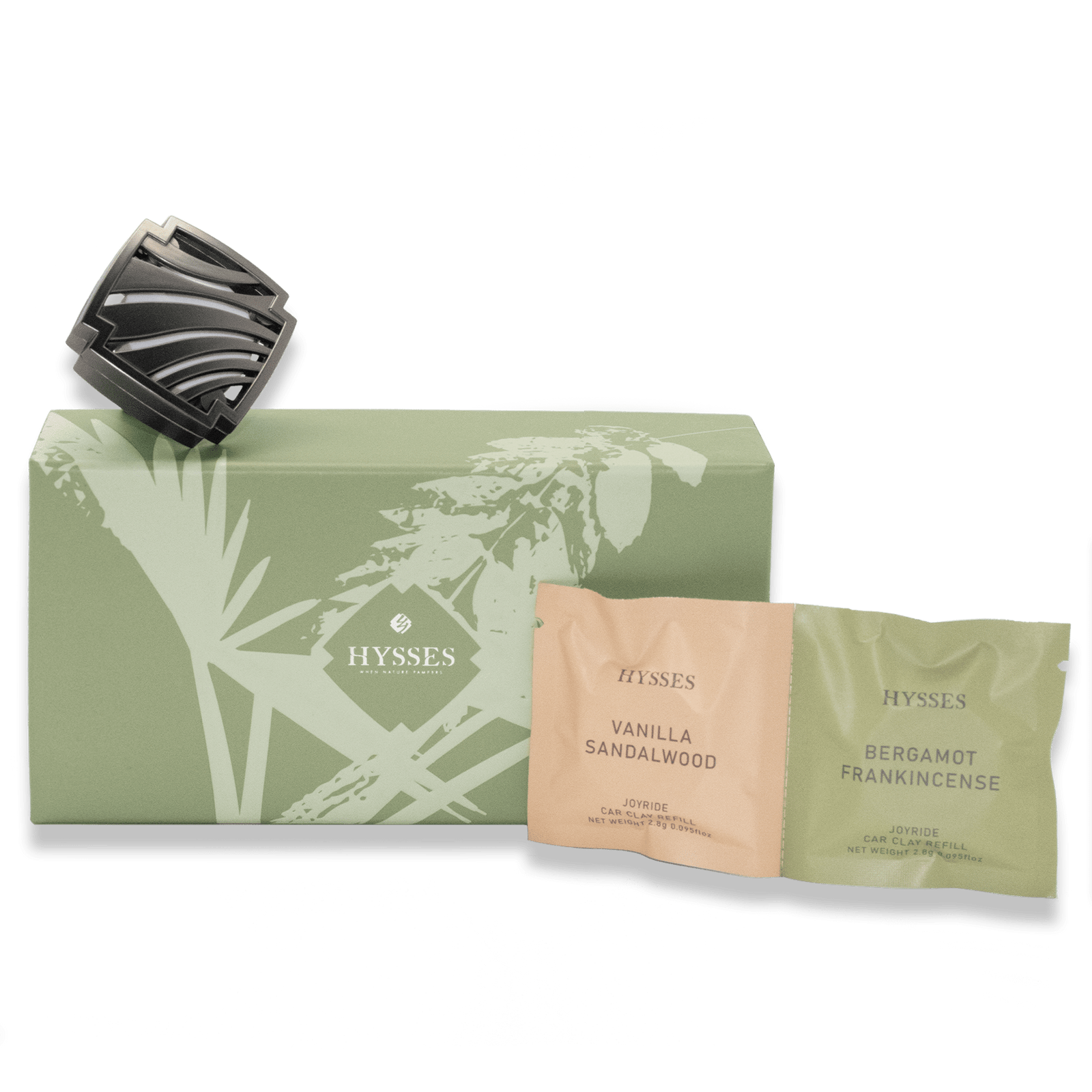 Hysses Home Scents Joyride Car Clay, Wave (Bergamot Frankincense & Vanilla Sandalwood)