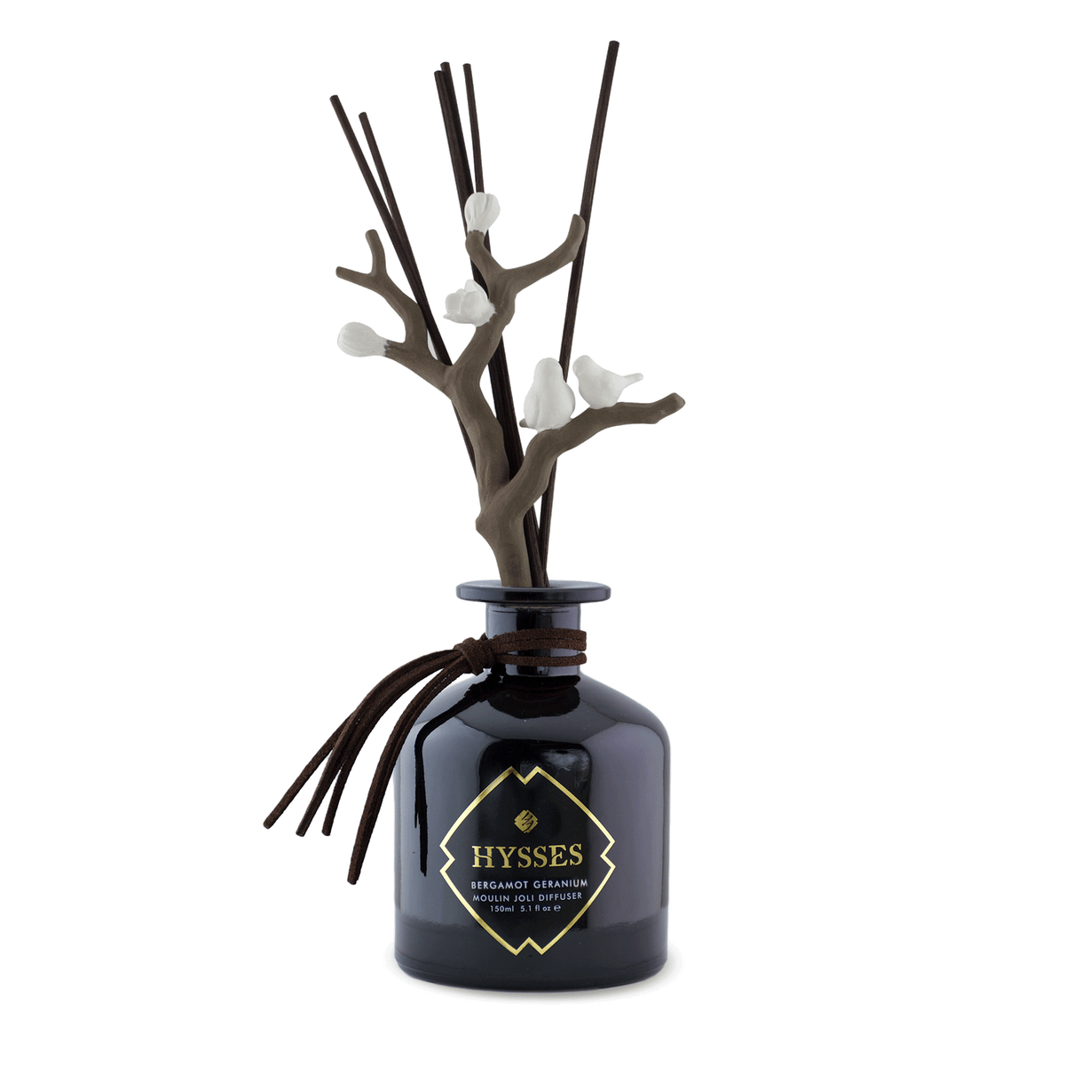 Hysses Home Scents Cedar Patchouli Moulin Joli Diffuser (Black), Cedar Patchouli