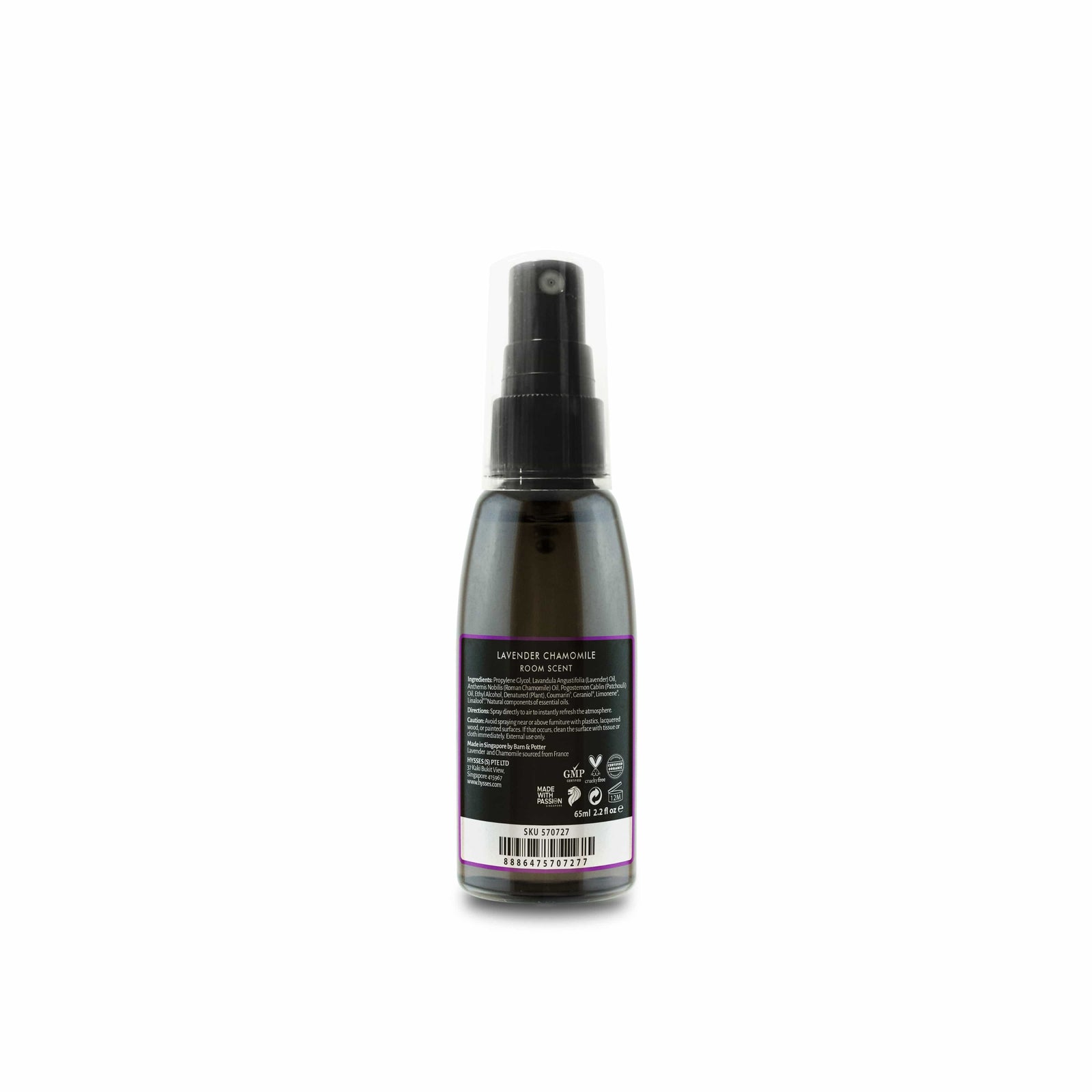 Hysses Home Scents Room Scent Lavender Chamomile, 65ml
