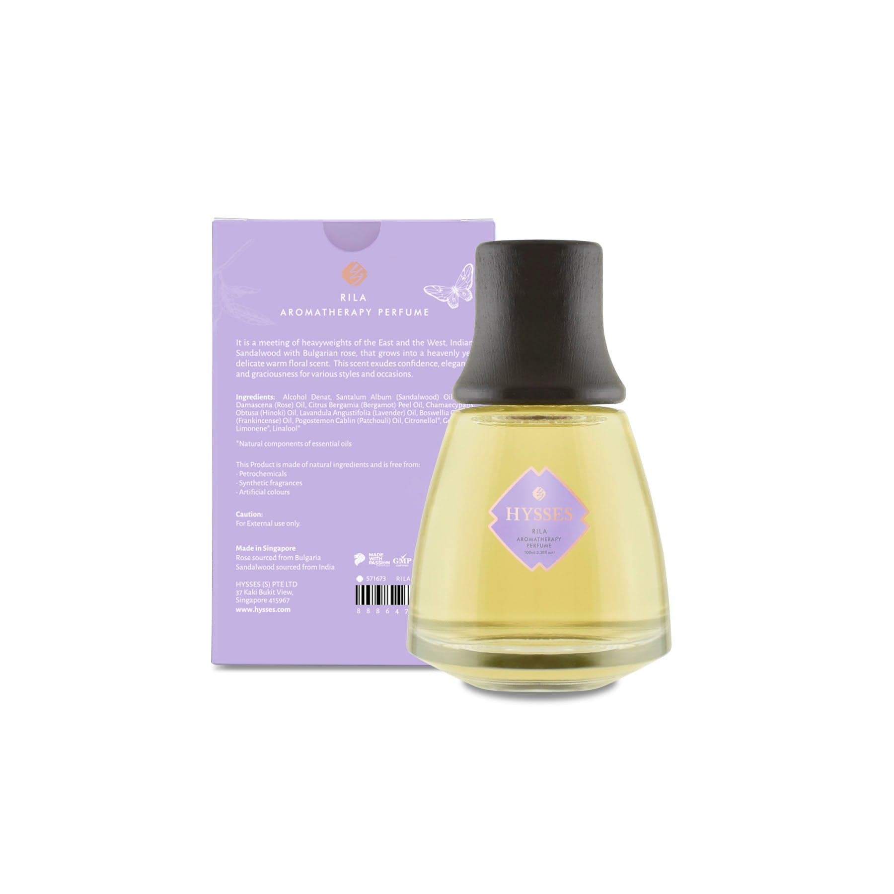 HYSSES Perfume Aromatherapy Perfume, Rila RS87